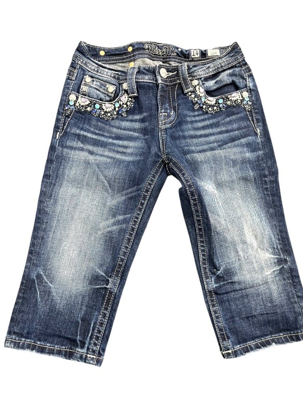 Miss Me Youth Capri Jeans Size 14